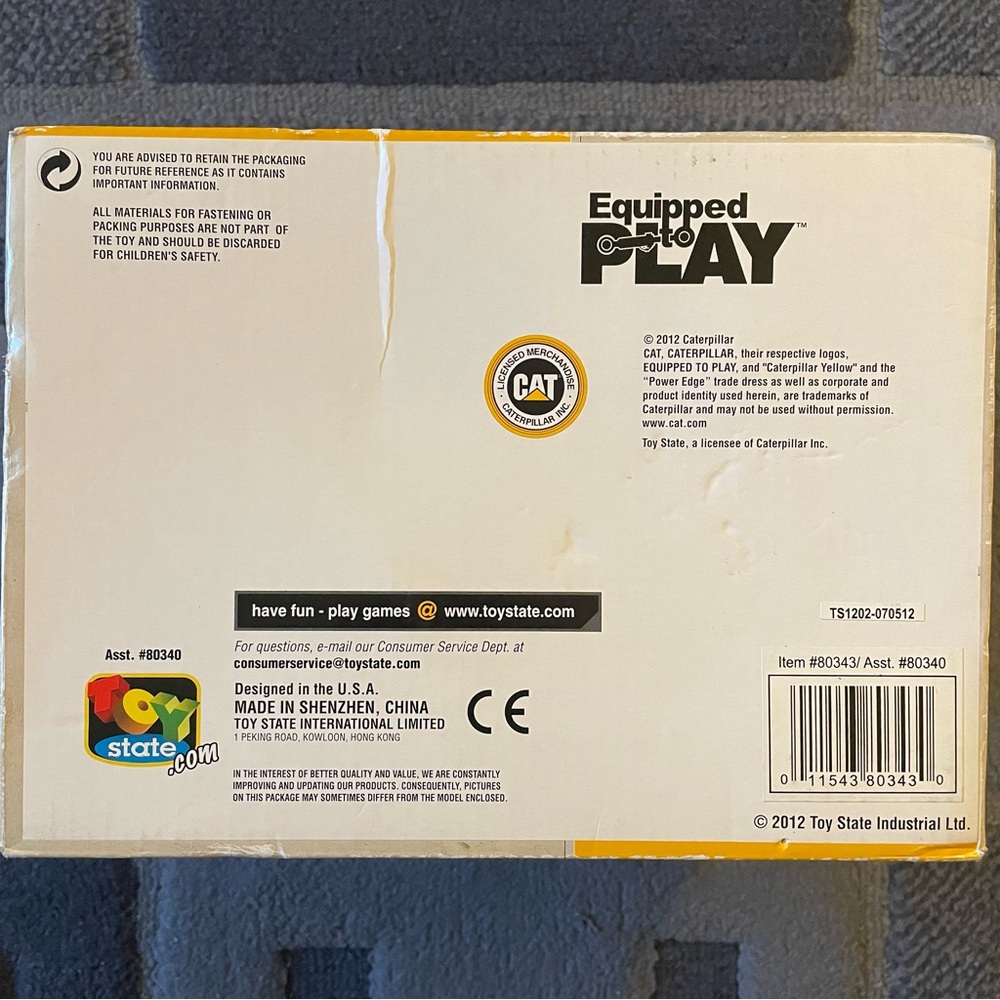 New CAT Tough Tracks by Caterpillar Toy Truck Gift for Kids 2+ - Picture 4 of 6